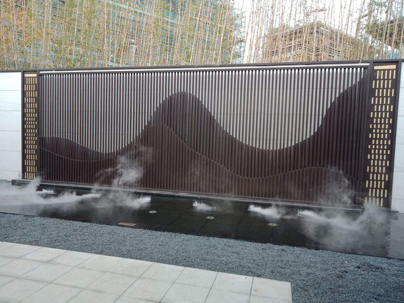 屏風景墻